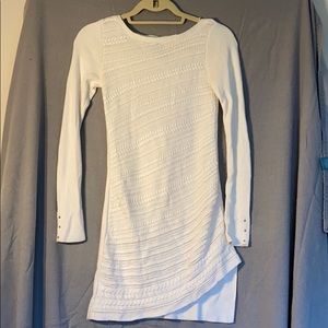 White House black market tunic length sweater